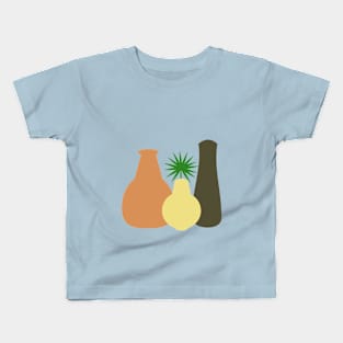 Boho Pots and Pal Leaf Kids T-Shirt